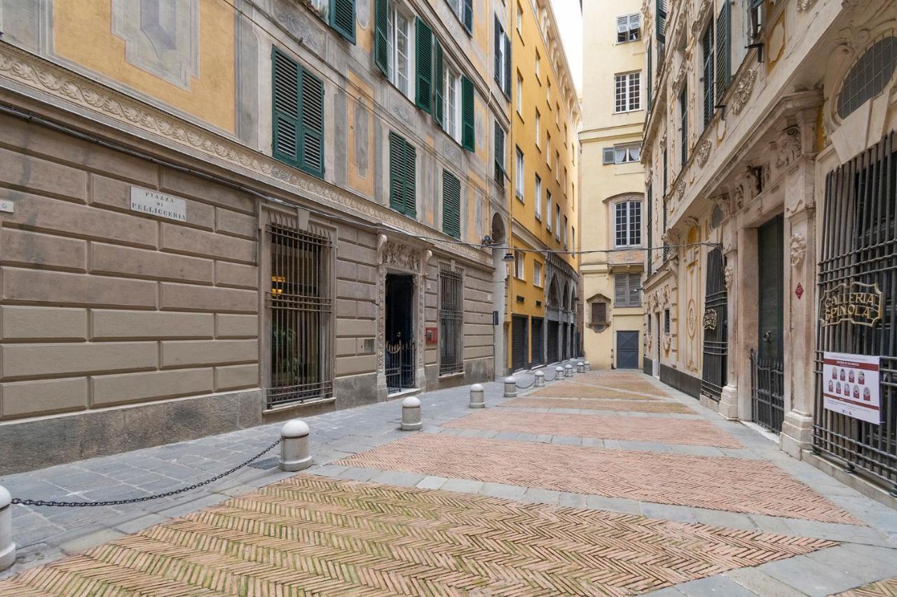 Centro Storico Caruggi 2Min Acquario Pellicceria Superior Loft Palazzo Rolli Apartamento Génova Exterior foto